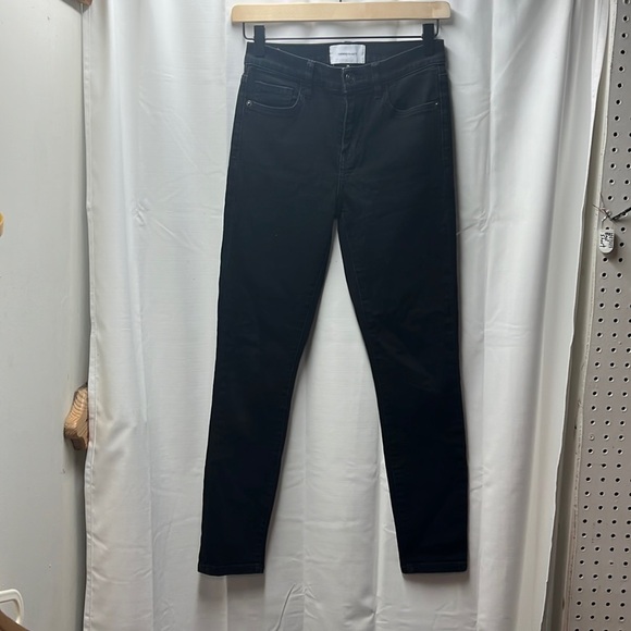 Current/Elliott Denim - Current/ Elliott Black High Rise Skinny Jeans- 25
